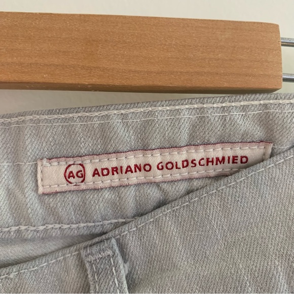 AG Adriano Goldschmied Ex-Boyfriend Crop Distressed Ripped Denim Jeans Womens 28 - Picture 5 of 6